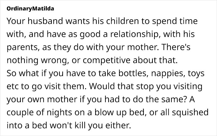 Wife's Feels Husband's Not-So-Well-to-do Parents Aren't Able To Keep Up With Her Rich Mom 