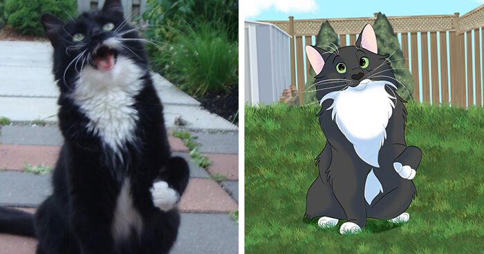 22 Pet Portraits That Got Reanimated To Look Like They Belong In Disney, By This Artist (New Pics)