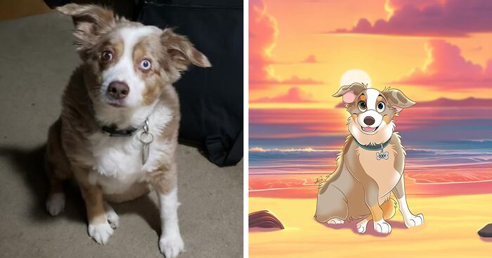 22 Adorable Pet Portraits In Disney Style By This Artist (New Pics)