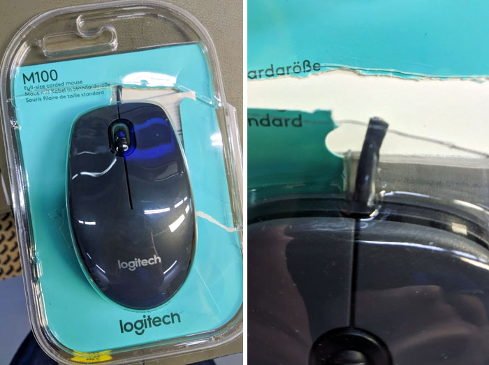 Customer Mailed Back His Computer Mouse