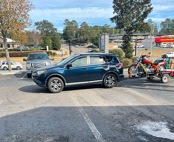 Customer Blocked 6 Parking Spots In Front Of Our Store And Walked Off