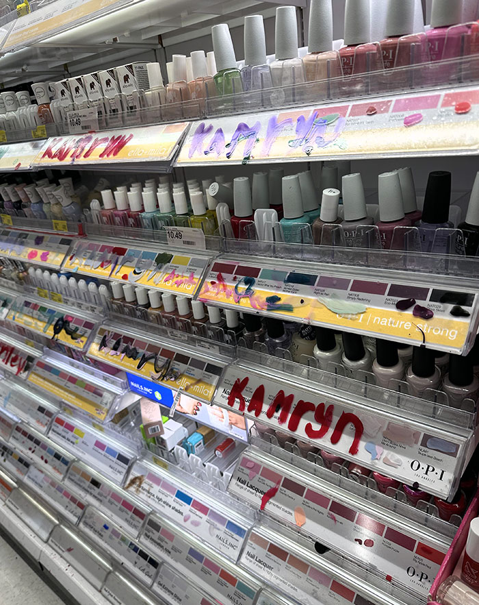 Target Nail Polish Aisle