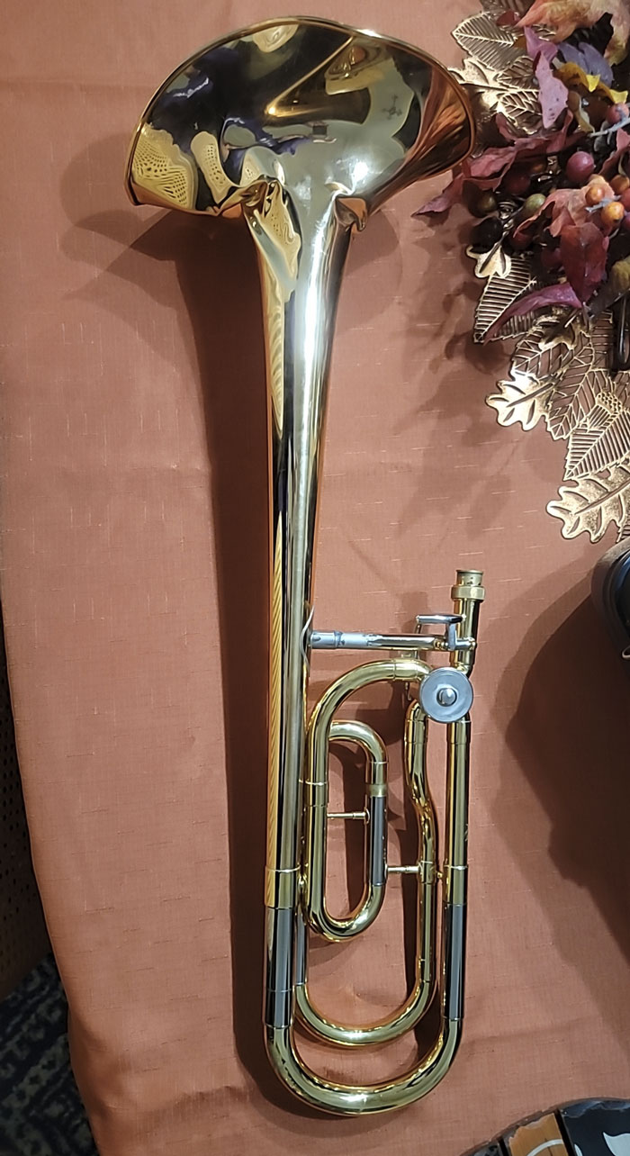 My Trombone After My Friend Jumped On It