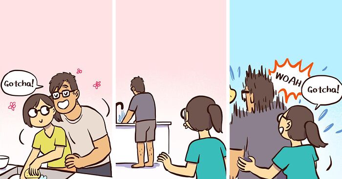 Artist Shares Her Everyday Life With An IT Guy In 20 Adorable Comics (New Pics)