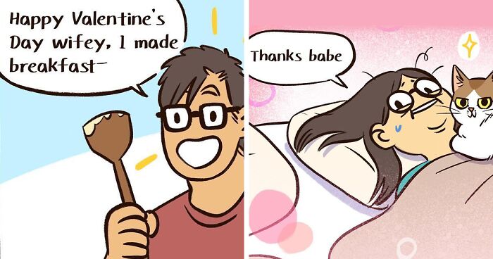 20 New Comics By This Artist That You Might Relate To If You're In A Relationship