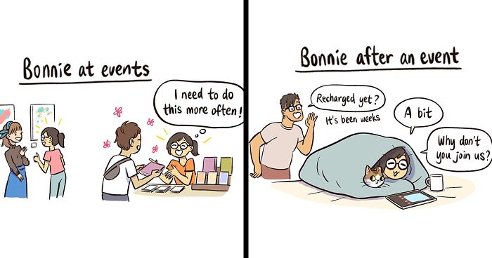 20 New Comics By This Artist That You Might Relate To If You're In A Relationship