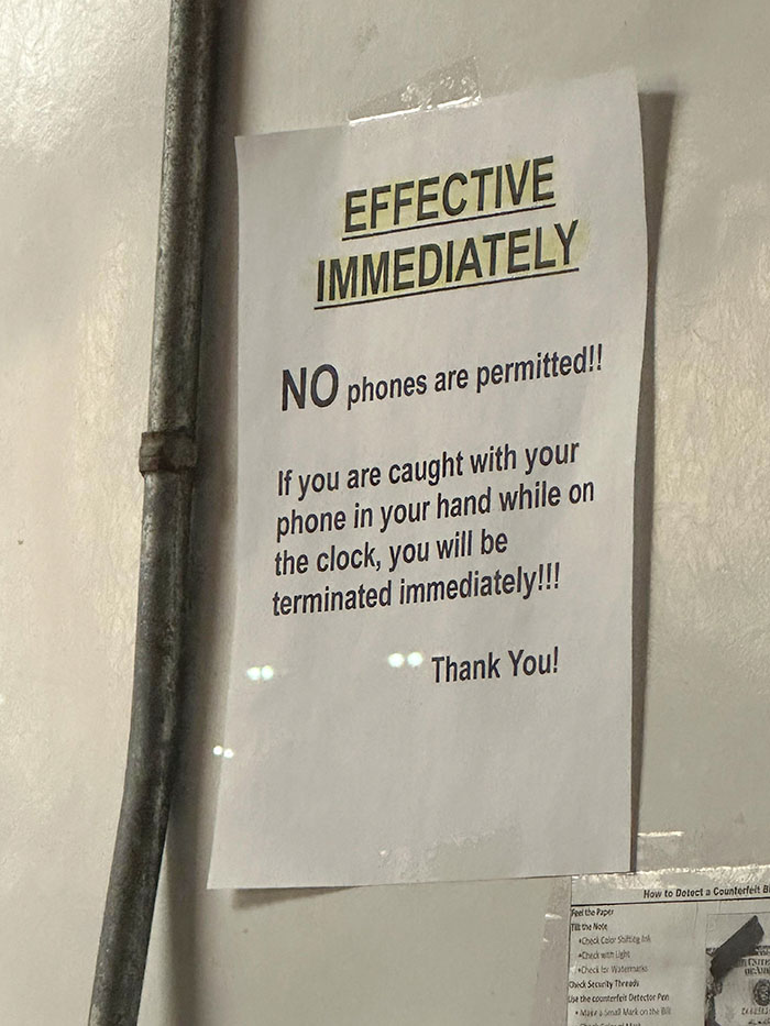 No Phones