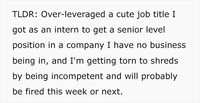 Overconfident Guy Lies His Way Into A High-Paying VP Role, Realizes He’s Screwed