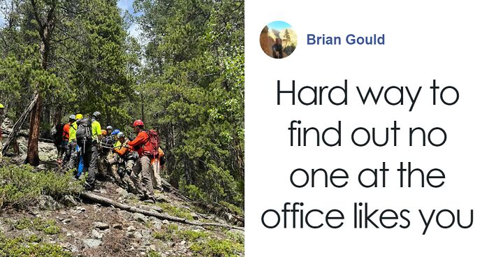 Man Left On Stormy Mountain By Coworkers During Retreat, And Internet Suspects Foul Play