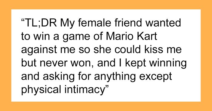 Man Stumped To Realize Friend Wanted Kiss After Mario Kart Win, But He Kept Asking For Rewards 