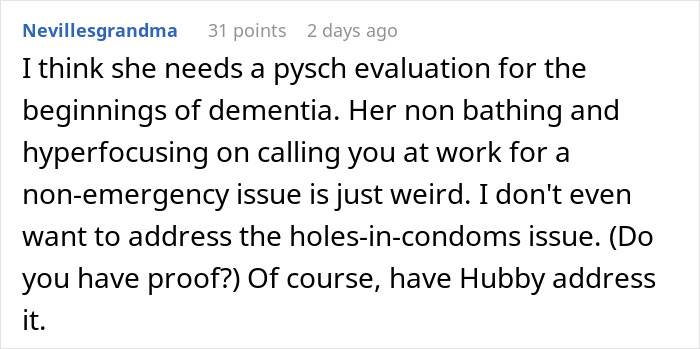 “MIL Who Admitted She Hasn’t Showered In Weeks Is Upset I Won’t Let Her Use Our Pool”