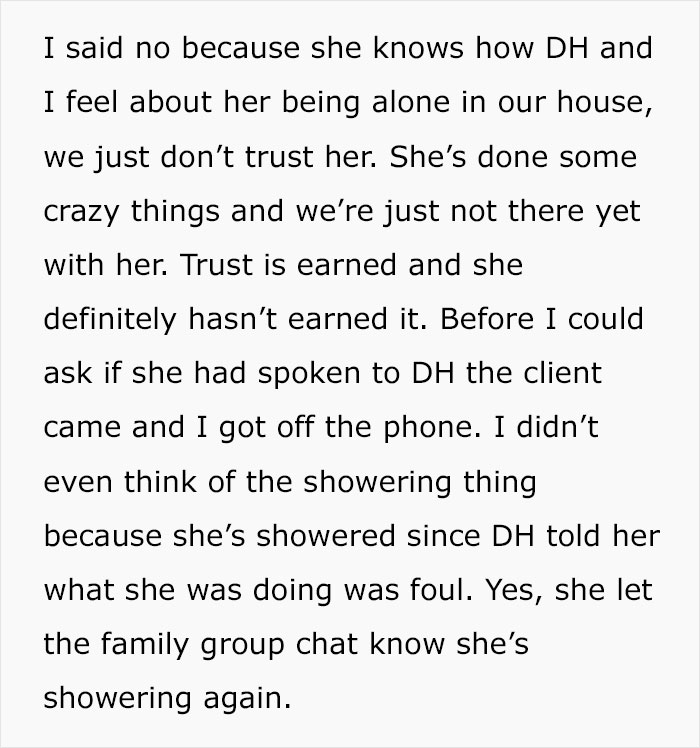 “MIL Who Admitted She Hasn’t Showered In Weeks Is Upset I Won’t Let Her Use Our Pool”