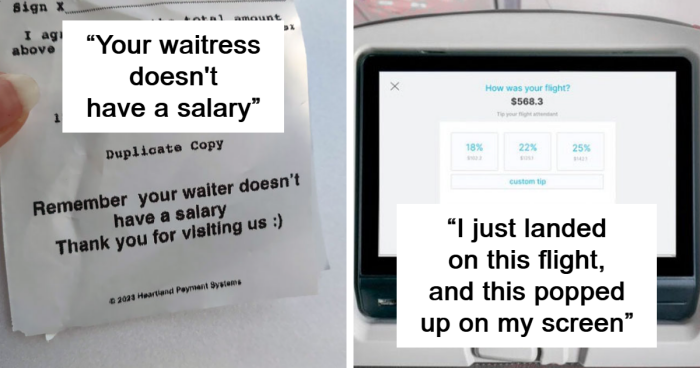 50 Examples Of Tipping Culture Gone Mad To Leave You Mildly Infuriated