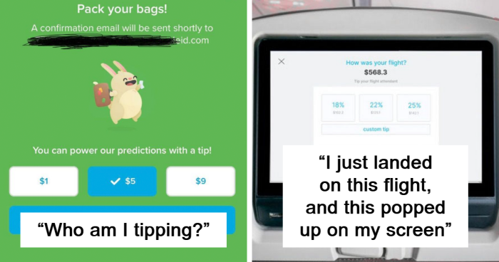 50 Infuriating Pics That Show Just How Much Tipping Culture Has Spiralled Out Of Control