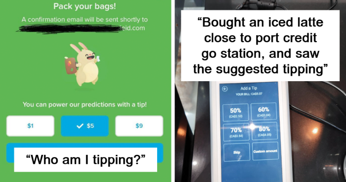 “Tip At The Self-Checkout”: 50 Absurd Examples Of Tipping Culture Going Too Far