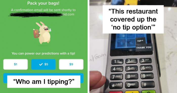 “Tips For Nurses?”: 50 Pictures Showing How Ridiculous Tipping Culture Has Gotten