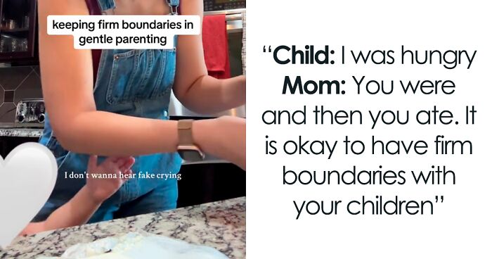 Mom Stands Her Ground As Hungry Toddler Tries To Steal Her Lunch, But She Refuses To Share