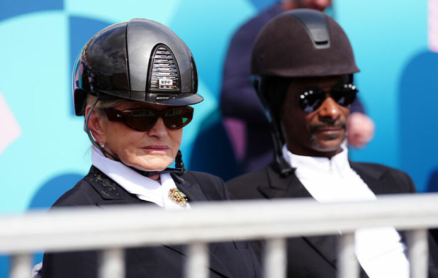 Snoop Dogg Surpasses His Fear Of Horses As He And Martha Stewart Attend A Dressage Competition