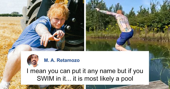 Private “Sham” Wildlife Pond Used As A Swimming Pool By Ed Sheeran Angers His Neighbors