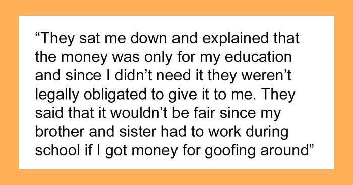 “They Want To Retire Early”: Parents Get A Big Fat ‘No’ After Denying Kid Their College Fund Years Ago