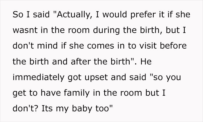 Man Explodes At Pregnant Wife After She Says Her Toxic MIL Won’t Be Allowed In The Delivery Room