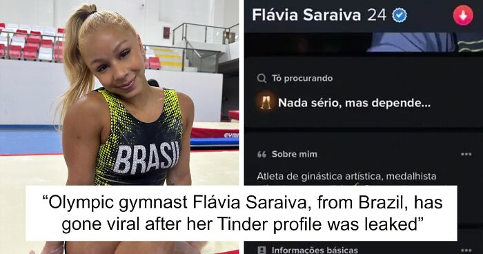 Brazilian Gymnast Flavia Saraiva Sends Social Media Into Frenzy With Tinder Discovery