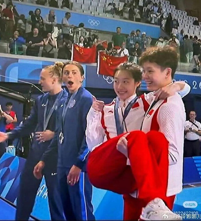 American Athlete Goes Viral With Jaw-Dropping Reaction To Chinese Medalists’ Celebration