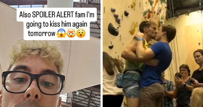 “We’re Still Not Safe Here”: Olympic Climber Responds To Homophobic Trolls By Kissing Boyfriend