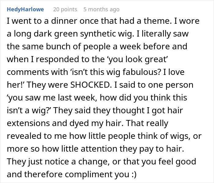 8 Stories That Prove Wearing A Wig Is A Lot Better Than Most Think