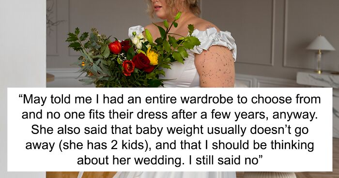 Plus-Sized Bride Doesn't Accept Rejection, Attempts To Snatch Friend’s Wedding Dress When Told No