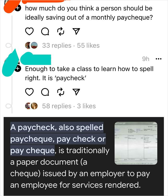 Paycheck/Paycheque