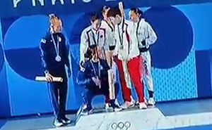 ‘Awkward’ Moment On Olympic Podium Between US And Chinese Medal Winners Caused Cultural Divide