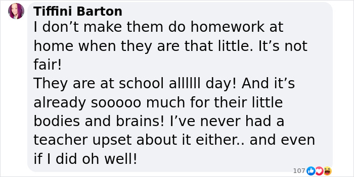 Woman Is Heartbroken After Her 1st Grader Son Spends Hours On Homework On His 2nd Day Of School