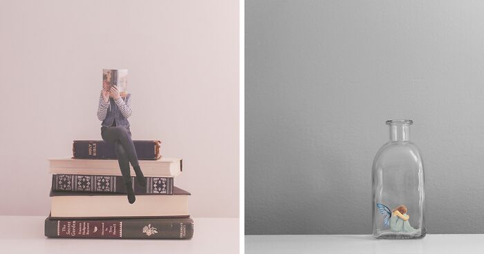 23 Pics Showcasing A Tiny Version Of Me Surrounded By Big Everyday Objects