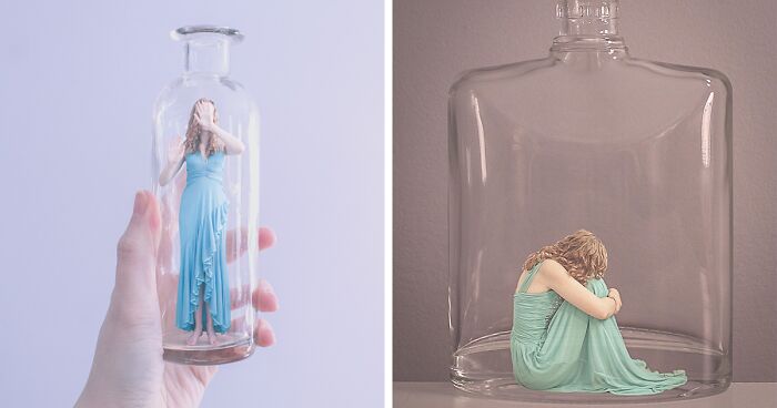 Here Are 23 Self-Portraits I Made To Explore What It’d Be Like To Be Only A Few Inches Tall