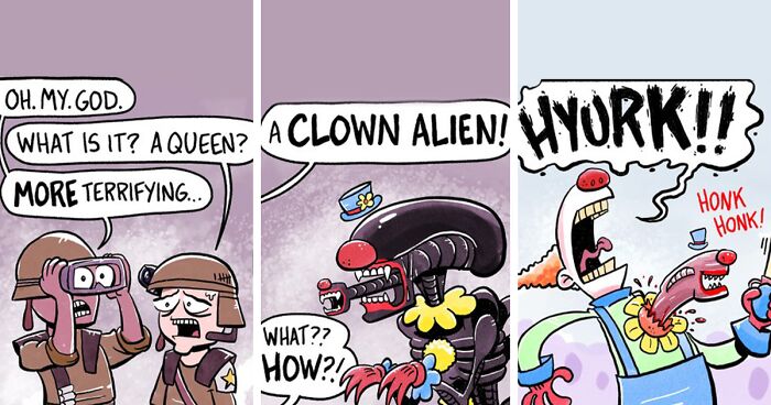 27 Comics By 'Skull Pizza' That Combine Humor And Horror In Unique Ways (New Pics)