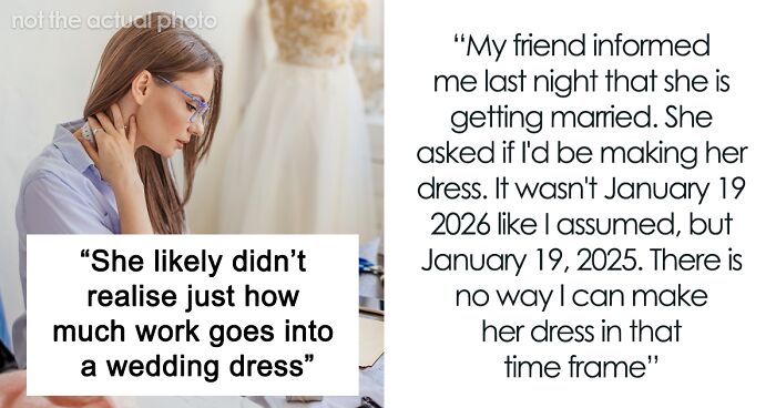 Woman Refuses To Make Wedding Dress For A Friend, Gets Shamed In Group Chat