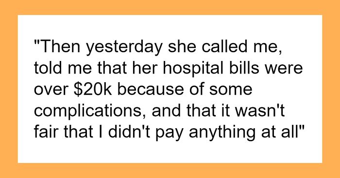 Woman Threatens To Cut Ties With Sister If She Doesn’t Help With Her $20k Bill After Giving Birth