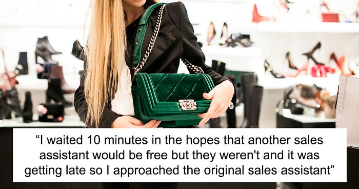 Woman Goes Above And Beyond To Return Gift Handbag So Rude Sales Assistant Won't Get Commission