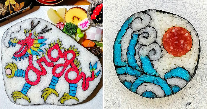 Sushi As A Canvas: Takayo Kiyota’s Vivid And Edible Artpieces (71 Pics)