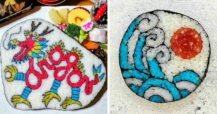 Japanese Artist Makes Gorgeous Edible Art Using Sushi (71 Pics)