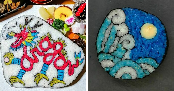 Sushi As A Canvas: Takayo Kiyota’s Vivid And Edible Artpieces (71 Pics)