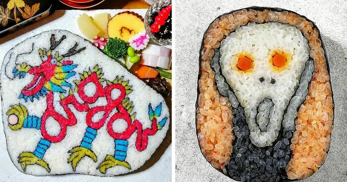 Sushi As A Canvas: Takayo Kiyota’s Vivid And Edible Artpieces (71 Pics)