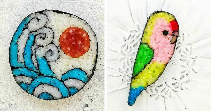 Sushi As A Canvas: Takayo Kiyota’s Vivid And Edible Artpieces (71 Pics)