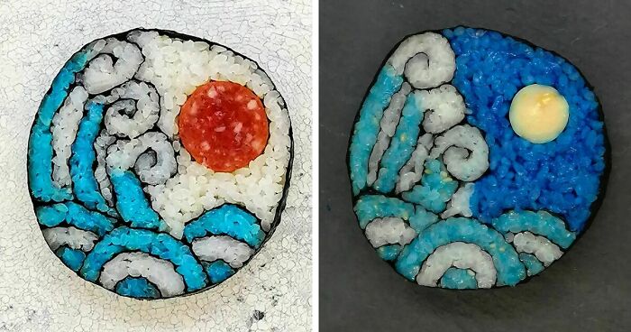 Japanese Artist Makes Gorgeous Edible Art Using Rice And Seaweed (71 Pics)