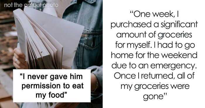 Man Keeps Stealing Roommate’s Food And Sharing It With Friends, His Books Go Missing