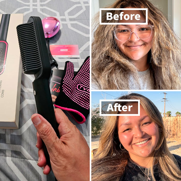 Tame Your Mane Like A Boss With This Tymo Ring Hair Straightener Comb - It's The "Hottest" Hair Tool On Sale Right Now, And Your Frizz Doesn't Stand A Chance!