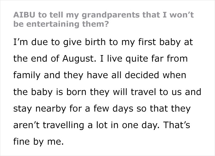 Woman Refuses To Entertain Grandparents After Giving Birth, They Ignore Her And Still Plan It Out