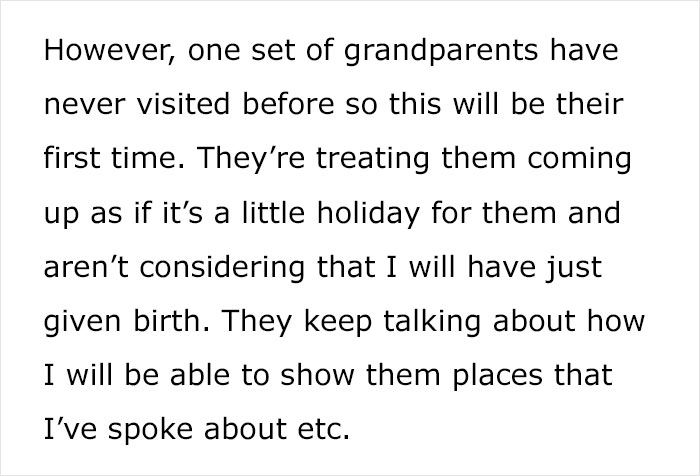 Woman Refuses To Entertain Grandparents After Giving Birth, They Ignore Her And Still Plan It Out