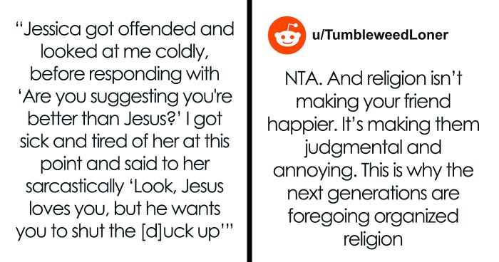 Christian Teen Brings Her Religion To The Lunch Table, Gets Told To Shut Up By Friend